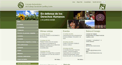 Desktop Screenshot of consejotrabajosocialcyl.org